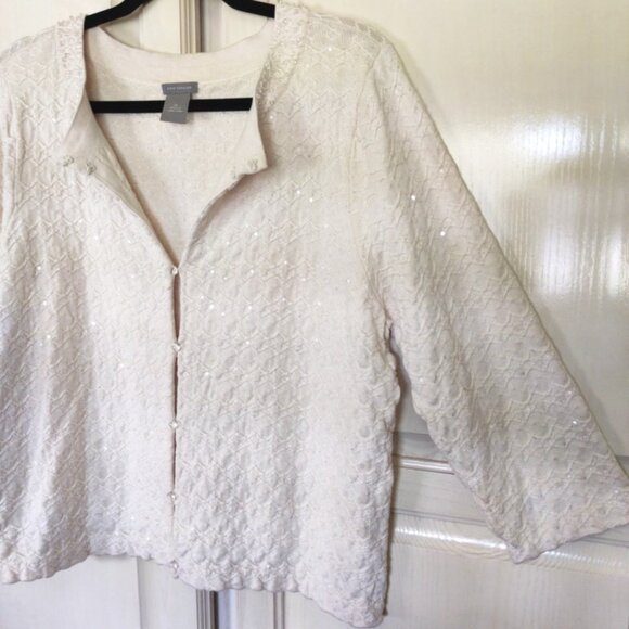 Matilda Jane Wide Leg Crop Pants, Leopard Top w/Cami, Sweater, 4 Piece, Sz XL-2X - Picture 2 of 16